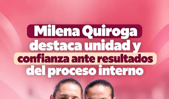 Milena Quiroga llama a mantener la unidad ante resultados del proceso interno en BCS