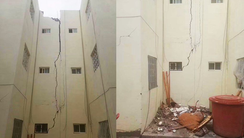 Reubicarán a 12 familias de Valle del Mezquite por grietas en edificios