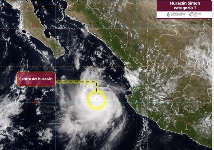 Protección Civil mantiene vigilancia sobre el fenómeno, reportado como categoría 1 frente a las costas de Jalisco y Nayarit, ante posibles afectaciones en la entidad.