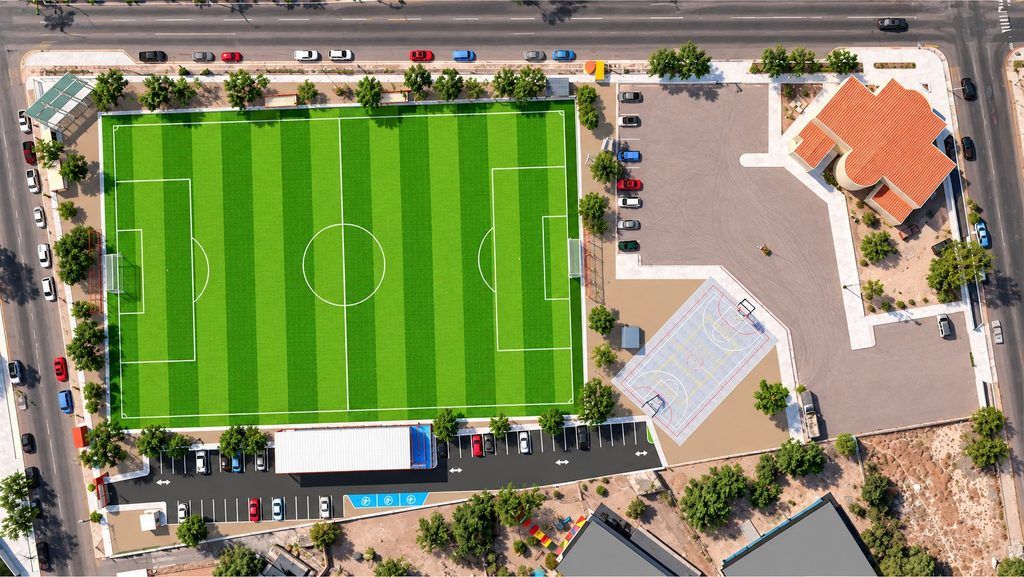 El Gobierno estatal y el Club Atlético La Paz proyectan trabajos de nivelación y empastado en una superficie de más de 7 mil metros cuadrados.