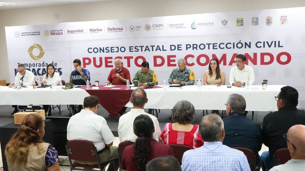 El Consejo Estatal de Protección Civil confirmó restricciones a la navegación menor en La Paz y Los Cabos y anunció una nueva sesión para este jueves.