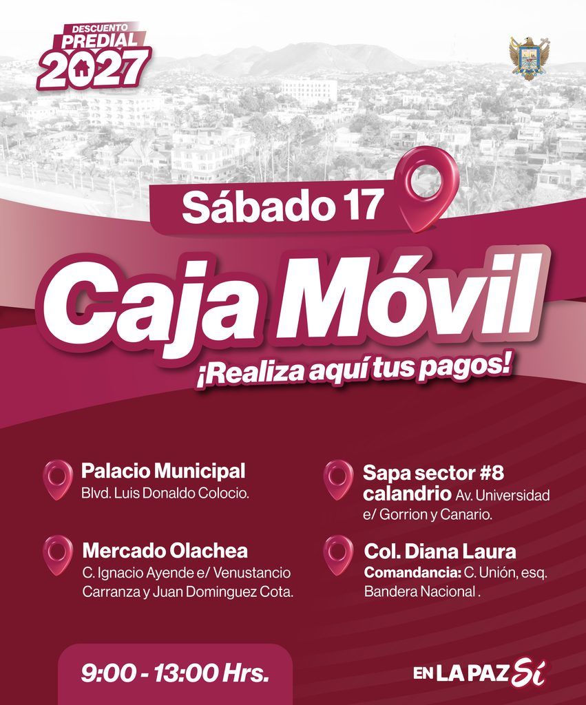 El Ayuntamiento habilitará cajas móviles en distintas colonias y mantendrá beneficios para contribuyentes que paguen en una sola exhibición.