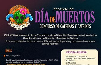 ¿Tienes entre 12 y 29 años? La Paz abre Concurso de Catrinas y Catrines