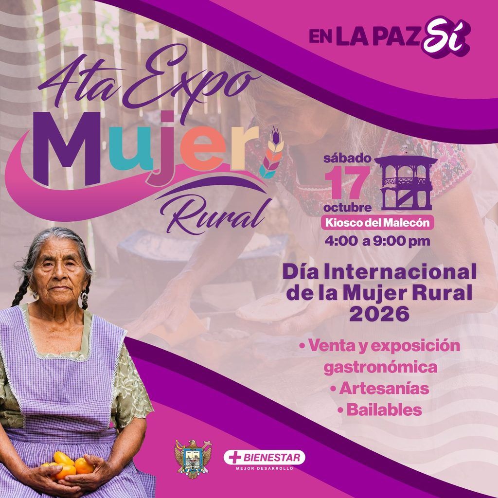 Mujeres de comunidades como Todos Santos, Los Barriles, Puerto Chale y El Sargento ofrecerán alimentos, artesanías y productos locales en el Kiosco del Malecón.