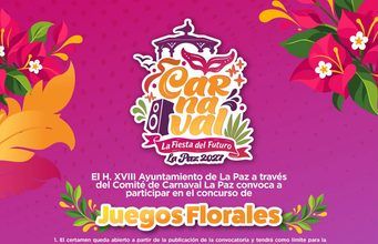 Abren convocatoria para los Juegos Florales del Carnaval La Paz 2027