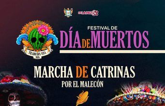 Catrinas, altares y música llenarán el malecón de La Paz por Día de Muertos