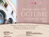 ¿Qué habrá en el Teatro Juárez durante octubre? Conoce su cartelera