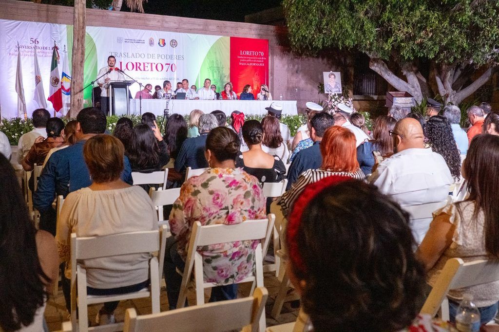 Durante una sesión solemne de traslado de poderes, autoridades recordaron la lucha por un gobernador con arraigo en Baja California Sur y rindieron homenaje a Guadalupe “Lupita” Olay.