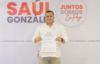 Saúl González reúne 50.3% de los votos en sondeo abierto sobre La Paz
