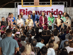 “Si ustedes deciden que Manuel sea nuestro candidato, él va a ser”: Senadora Lucía Trasviña