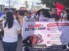 Megamarcha del IMSS en La Paz: Rechazan aumento del 8%