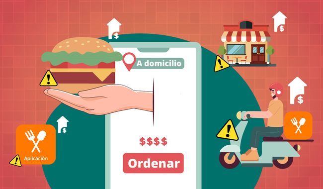 La Profeco llama a hacer un consumo responsable en aplicaciones de comida a domicilio